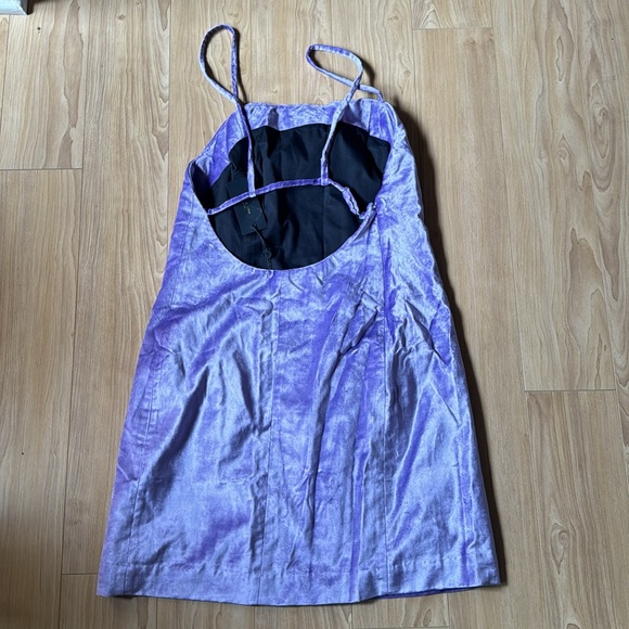 Rag & Bone Juliette Velvet dress in Violet - Picture 2 of 4